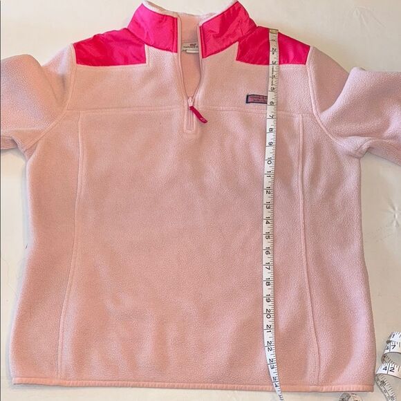 Women’s Vineyard Vines Pink Fleece Jacket, size Medium - Picture 4 of 8